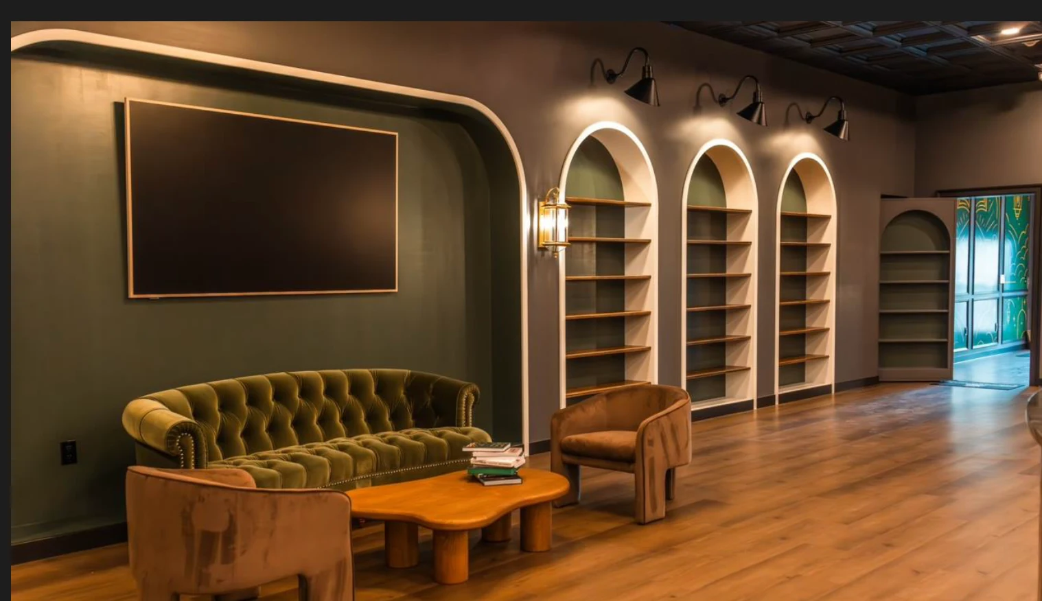 The Next Chapter Market — finished customer lounge